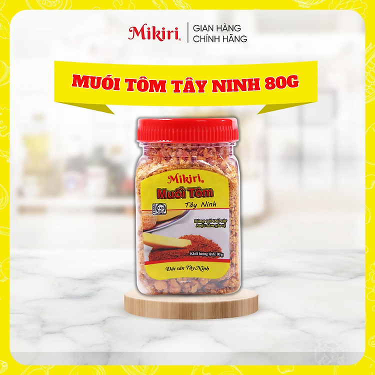 Combo lựa chọn - Muối tôm Mikiri ăn liền gia vị cho món ăn thơm ngon x 80gr