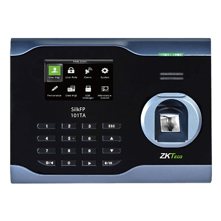 Máy Chấm Công Vân Tay, Thẻ ZKTeco SilkFP-101TA - Hàng Nhập Khẩu