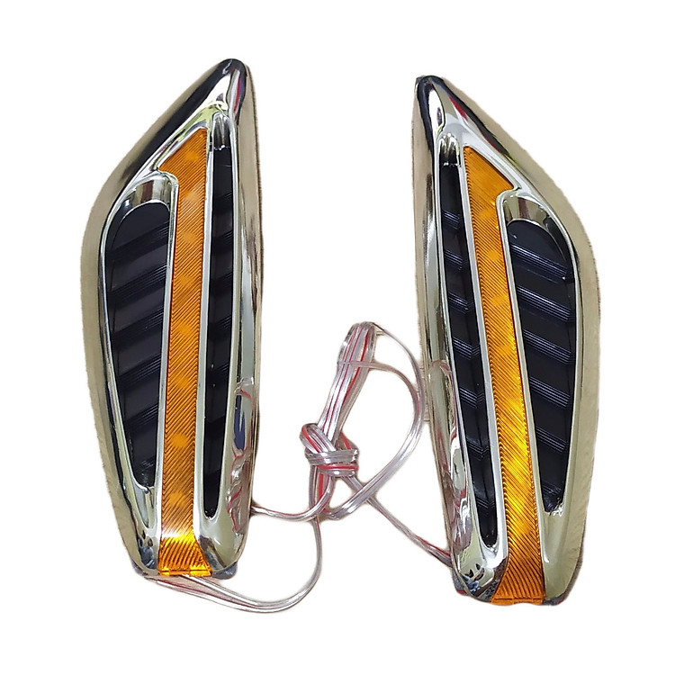 Đèn Hốc Gió Sườn Xe Hơi 12V (Vàng)