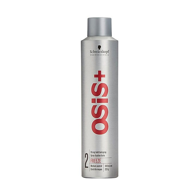 Gôm xịt giữ nếp cứng vừa Schwarzkopf OSiS+ Freeze Strong Hold Hairspray 300ml