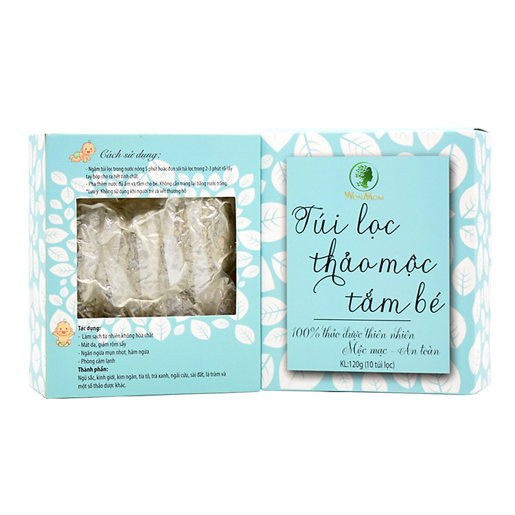 Mua Combo 10 Hộp Túi Lọc Tắm Cho Bé Wonmom Chính hãng Ưu đãi - Hình ảnh 3