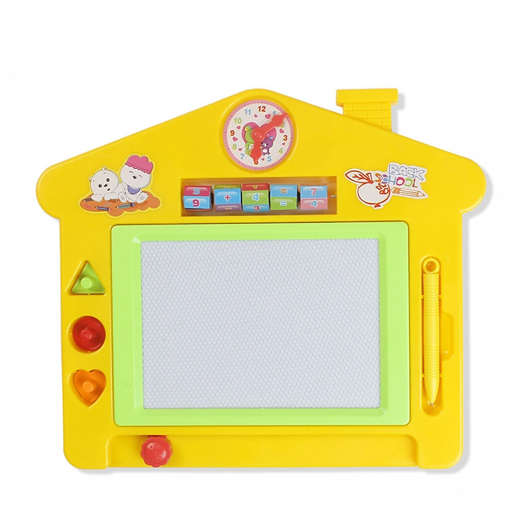 Bảng Xóa Hình Ngôi Nhà Thông Minh Bằng Nhựa An Toàn Long Thủy Benrikids-LT03 (Giao Màu Ngẫu Nhiên)