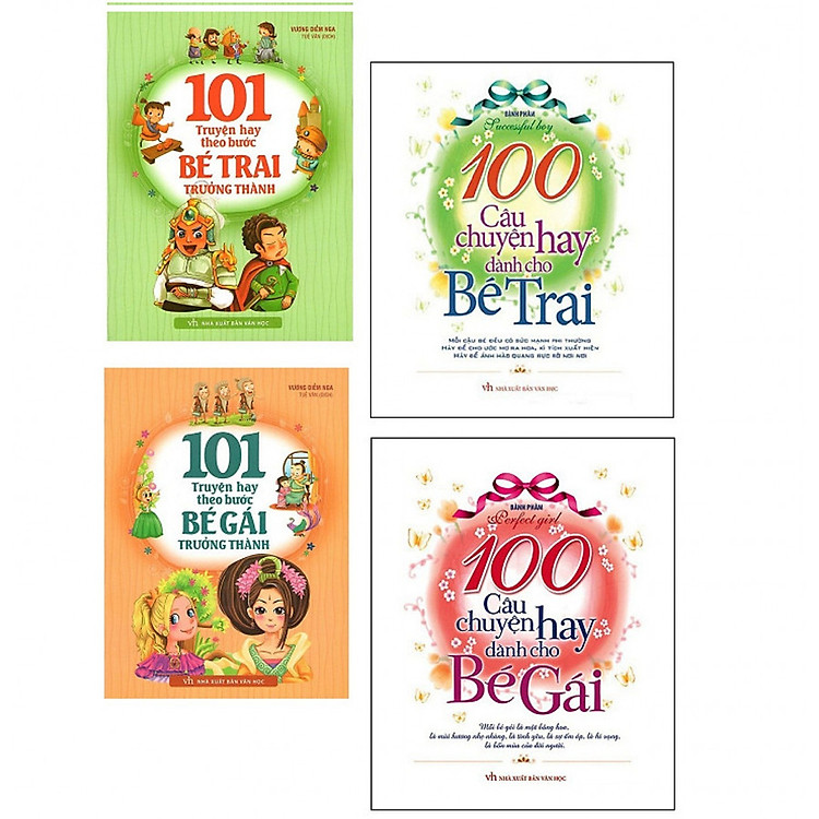 Bộ sách 101 Truyện Hay Theo Bước Bé Trai Trưởng Thành