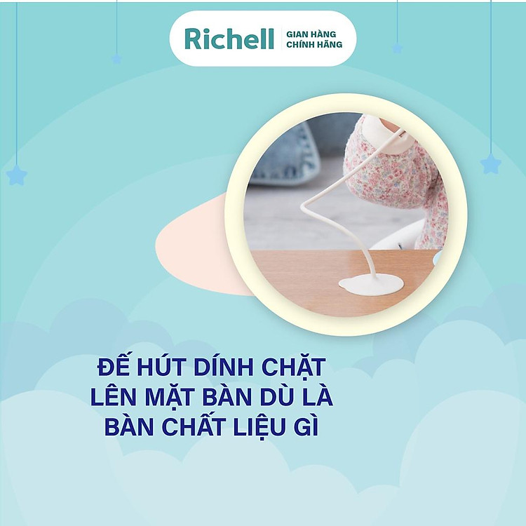 Mua Dây silicone chống rơi muỗng Richell Nhật Chính hãng Tiết kiệm - Hình ảnh 2