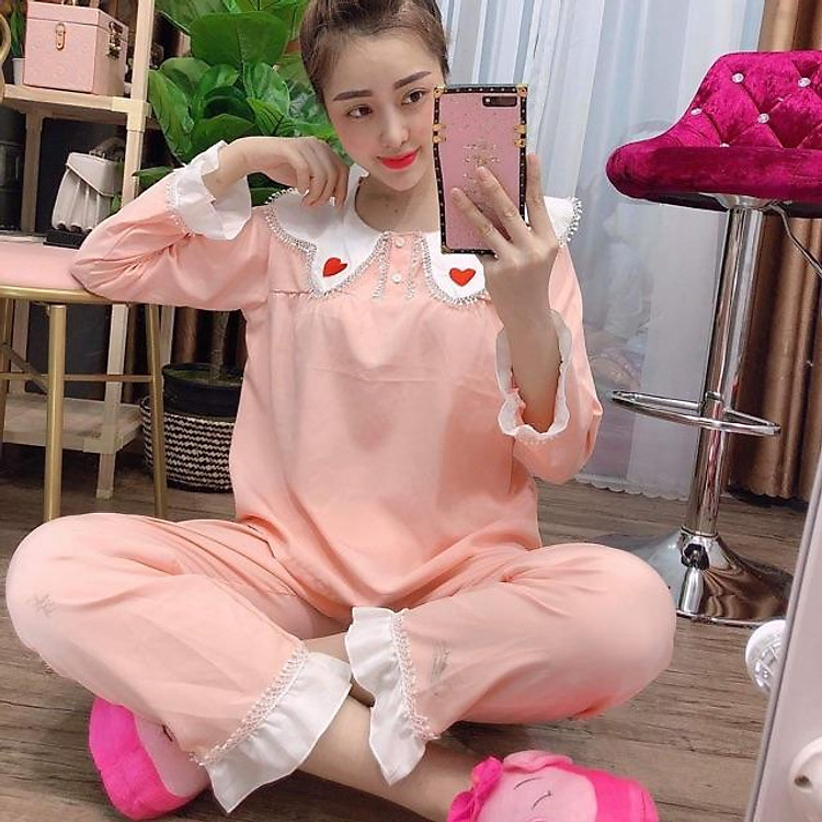 Set đồ bộ nữ tiểu thư bánh bèo, dễ thương xinh xắn