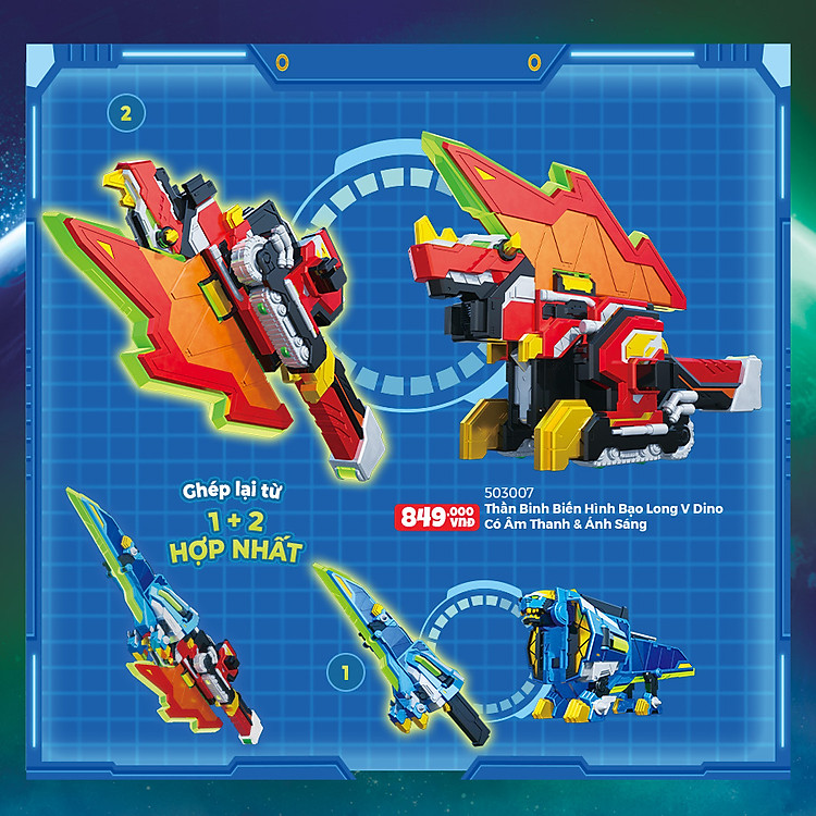 Đồ Chơi MINIFORCE Bạo Long V Dino Chính hãng Giá tốt - Hình ảnh 4