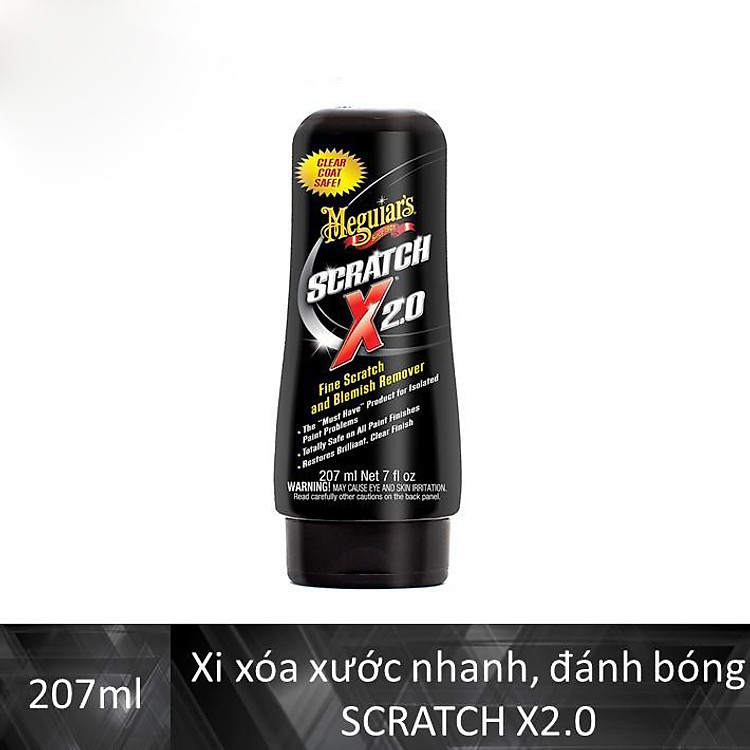 Meguiar's Xi xóa xước bề mặt sơn xe hơi Scratch X, G10307EU, 7 oz, 207 ml