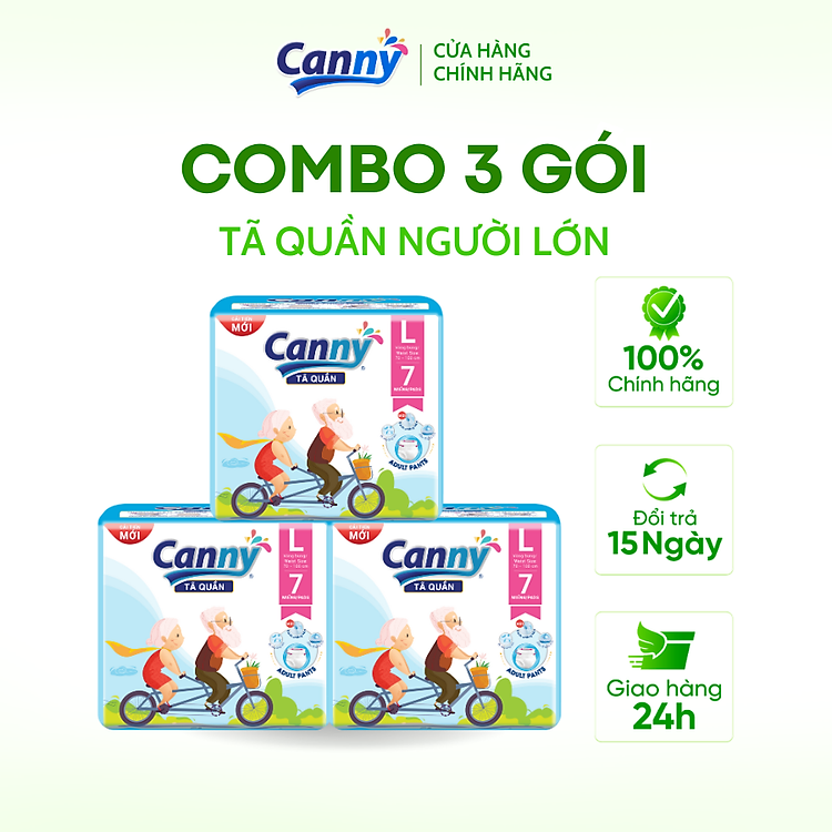 Mua Combo 3 Tã Quần Người Lớn Canny Chính hãng Ưu đãi
