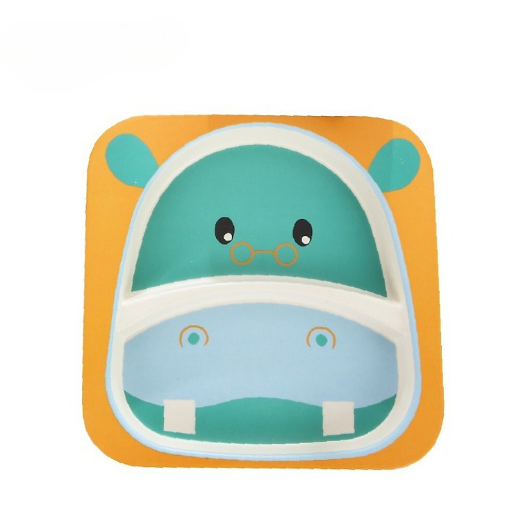 Khay ăn dặm chia 2 ngăn Bamboo Chính hãng Ưu đãi - Hình ảnh 3