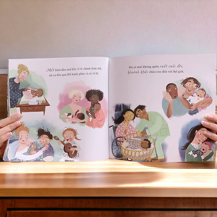 Bộ sách Nói với con - MẸ TỪNG NÓI CHƯA NHỈ? và MỘT MÌNH CON - Ảnh 5