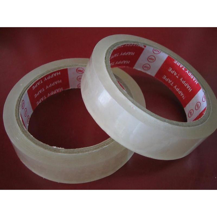 BĂNG KEO TRONG 80Y ĐỦ 2,4F CÂY 12 CUỘN