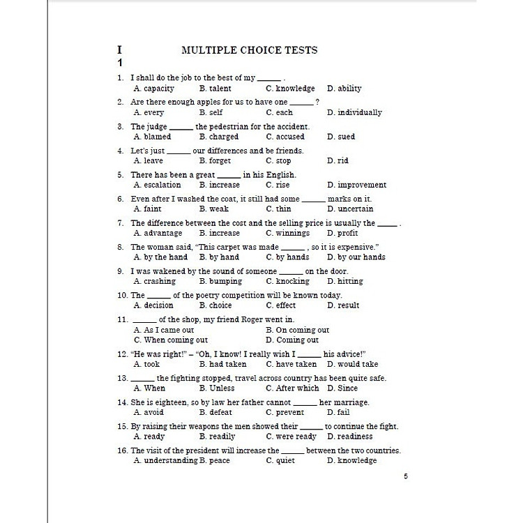 HƯỚNG DẪN ÔN TẬP VÀ LÀM BÀI THI TIẾNG ANH 12 - Ảnh 6