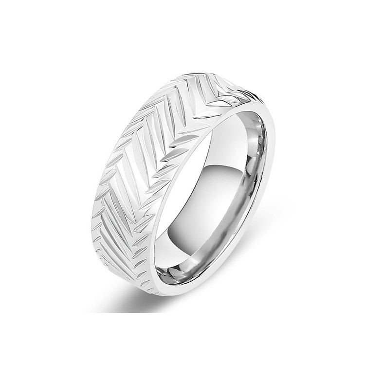 Nhẫn Nam Chất Liệu Thép Titan Không Đen TT 2430