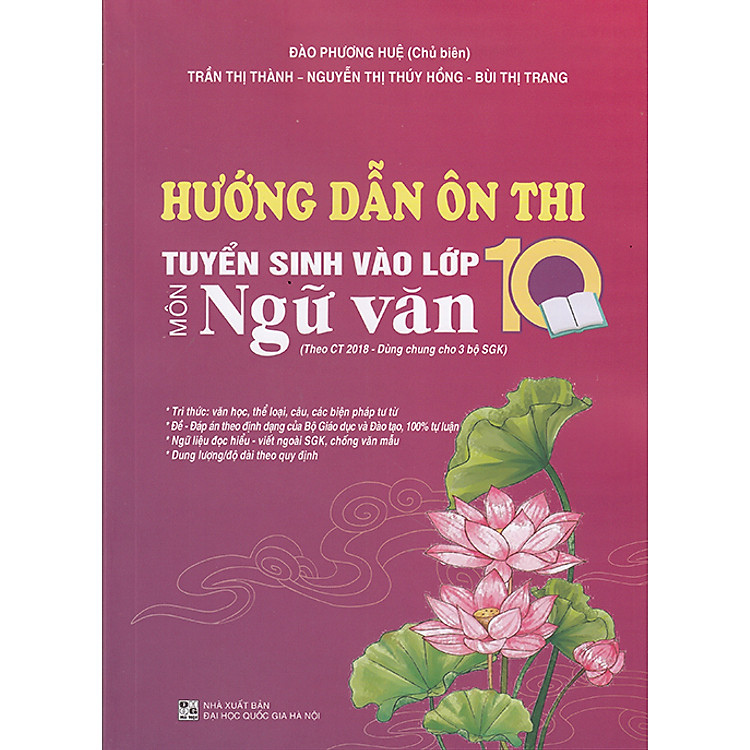 Hướng Dẫn Ôn Thi Tuyển Sinh Vào 10 Môn Ngữ Văn (Theo CT 2018)