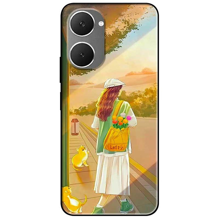 Ốp lưng cho Vivo Y03 - Y03T - Y18 - Y18S - Y18T - Y27 5G - Y28 4G - Y36 - Cô Gái Quay Lưng - Hàng Chính Hãng