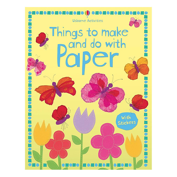 Sách Usborne Things to make and do with Paper