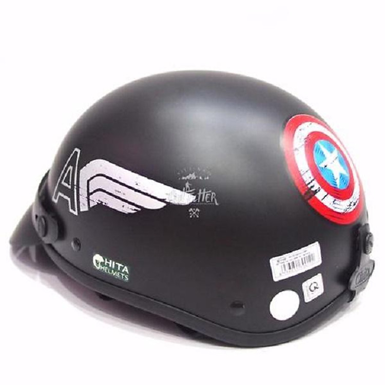 Mũ Bảo Hiểm 1/2 Bopa Tem Phượt