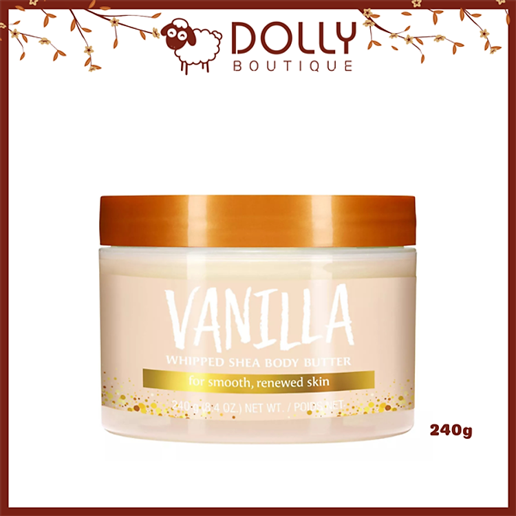 Bơ Dưỡng Thể Tree Hut Vanilla Whipped Shea Body Butter 240g