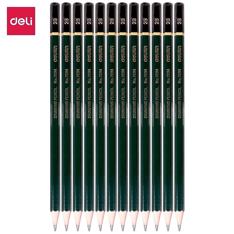 Bút chì 2B Deli (12 cây)