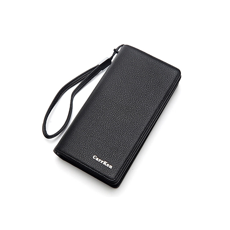 Ví nữ Carrken CK65 tiện ích - Bóp cầm tay cho nữ sang trọng da trơn (20X9X3 cm)