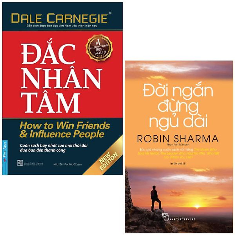 Combo Sách Đắc Nhân Tâm + Đời Ngắn Đừng Ngủ Dài (Bộ 2 Cuốn)