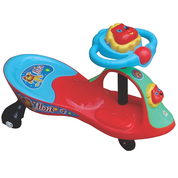 Xe Lắc Nhựa Chợ Lớn Con Sư Tử (Có Nhạc) - M1161B-X3B - Giao màu ngẫu nhiên