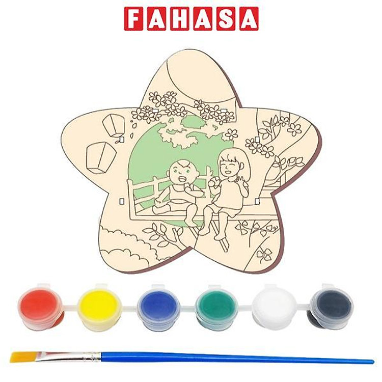 Mua Lồng Đèn Trung Thu Gỗ Mộc + Màu Chính hãng Ưu đãi