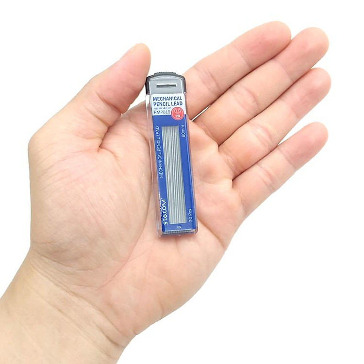 Ruột Bút Chì Kim Bấm 2B 0.9mm - Stacom RMP019 - Ảnh 7
