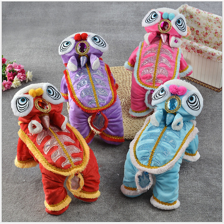 Quần Áo Con Lân cho Chó Mèo (1 sản phẩm)