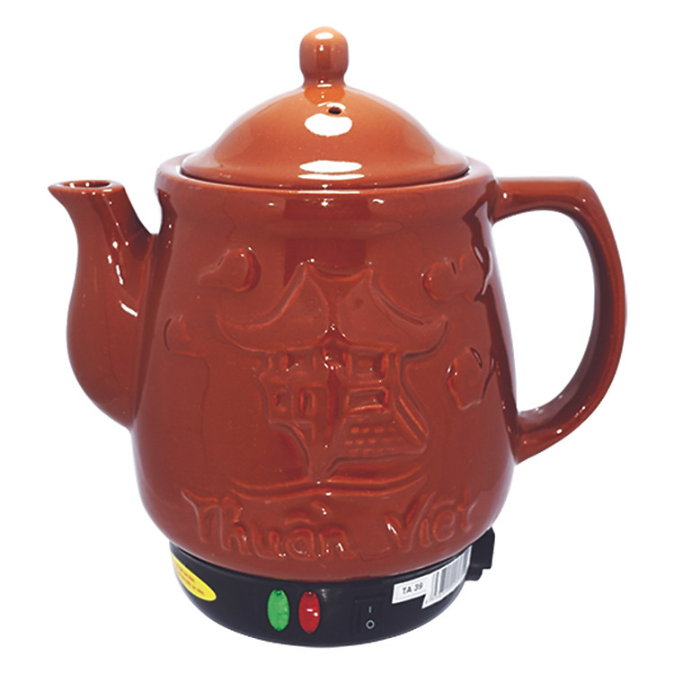 Ấm sắc thuốc Trường An TA39 Nâu - Gốm sứ cao cấp - Điện gia dụng