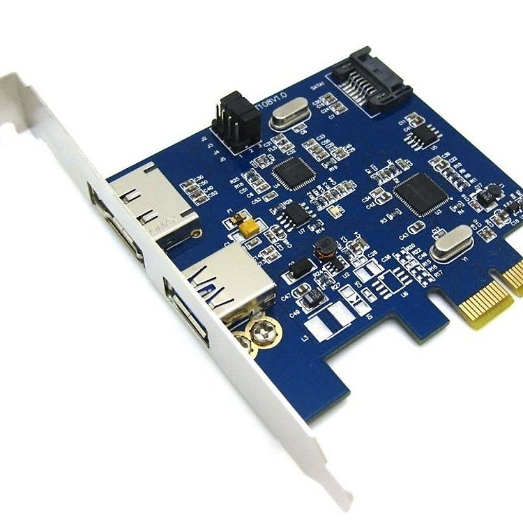 Card mở rộng chuyển PCI-Express sang USB3.0 + eSATA/SATA3 - Hàng Chính Hãng