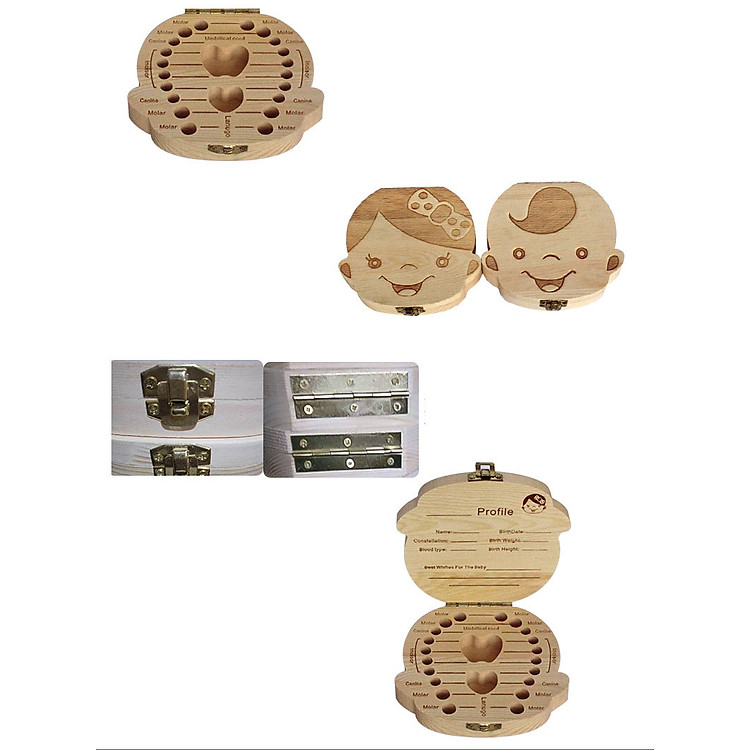 Hộp Đựng Răng Sữa Bằng Gỗ PaKaSa - Ảnh 7