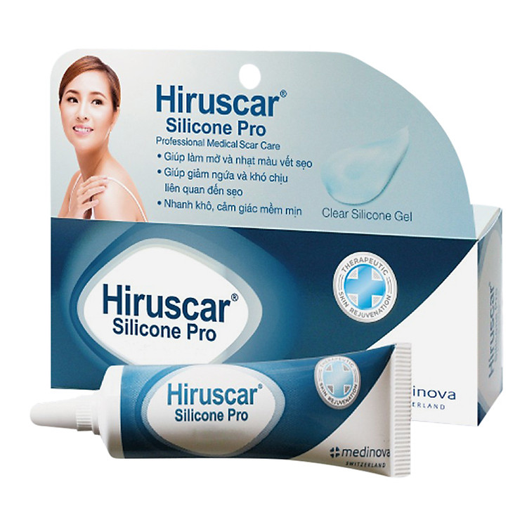 Gel Hỗ Trợ Trị Sẹo Mổ, To, Lồi Và Phì Đại Hiruscar Silicone Pro 4G