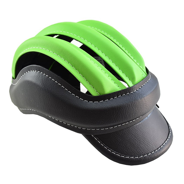 Mũ Bảo Hiểm Xe Đạp Thể Thao Da 3 Sọc - Freesize