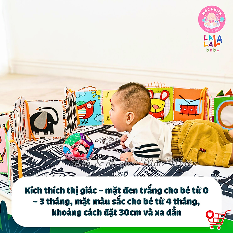 Sách Vải ZicZac Đa Tương Tác Cho Bé Chính hãng Ưu đãi - Hình ảnh 4