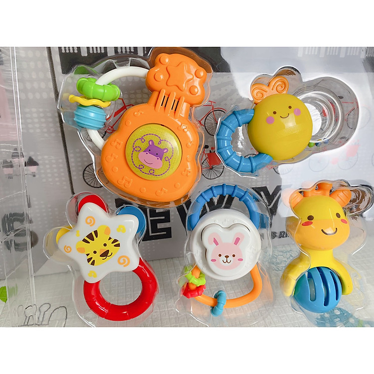 Bộ 5 xúc xắc có đèn, có nhạc Winfun chính hãng