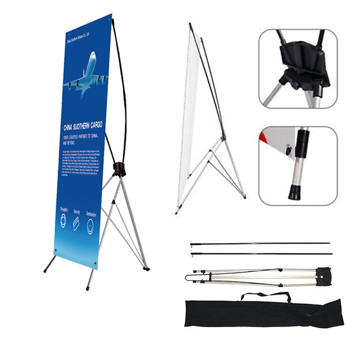 CHÂN ĐẾ STANDEE CHỮ X CƯỜNG LỰC SIÊU CỨNG 0,6 x 1,6m