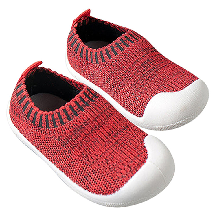 Giày Tập Đi Len Đế Cao Su Dẻo Cho Bé Trai GA81