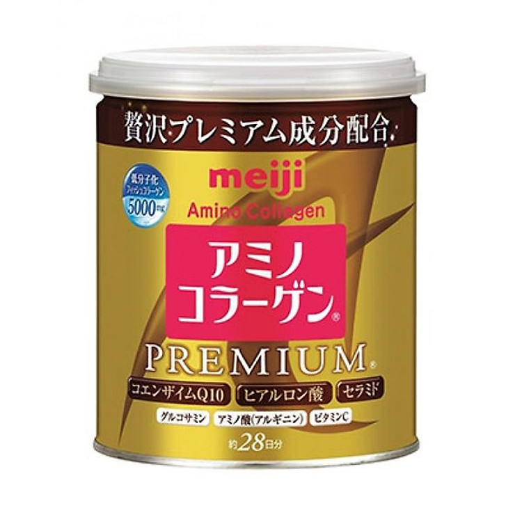 Bột Amino Collagen Meiji Premium - Lon 200g