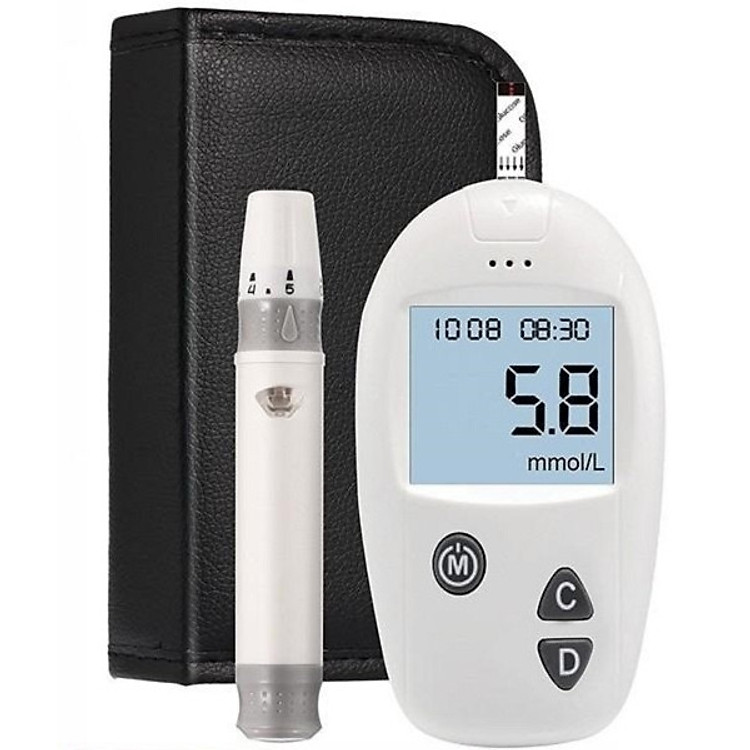 Bộ máy đo đường huyết Safe Accu tặng 1 hộp 25 que thử và hộp 50 kim chích máu