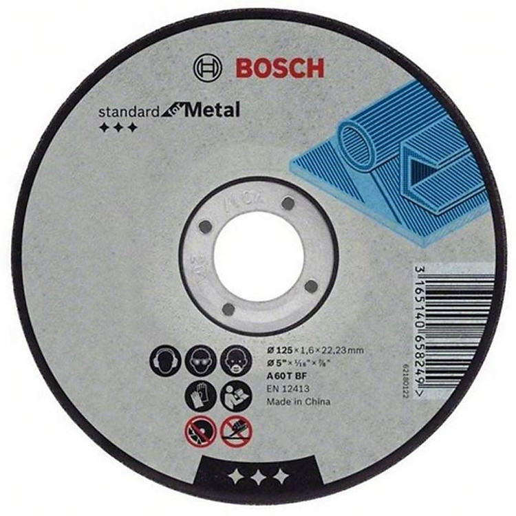 Đá cắt sắt Bosch 2608600091 100 x 2.5 x 16mm (Đen)