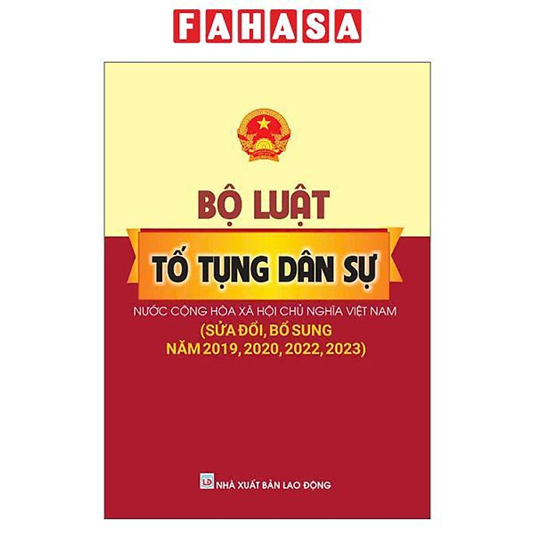 Sách - Bộ Luật Tố Tụng Dân Sự Nước Cộng Hòa Xã Hội Chủ Nghĩa Việt Nam (Sửa Đổi, Bổ Sung Năm 2019, 2020, 2022, 2023)