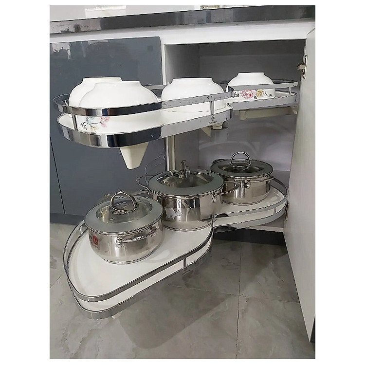 Kệ liên hoàn lá, đáy Composit cao cấp Leaf-Shaped Swing Tray with Luxury Composite Base