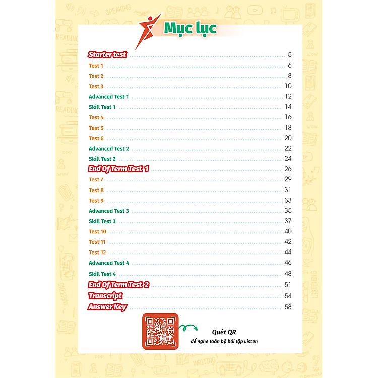 Super Test - Đề Kiểm Tra Nhanh Tiếng Anh Cho Học Sinh (Lớp 1-5) (MGB) - Ảnh 4
