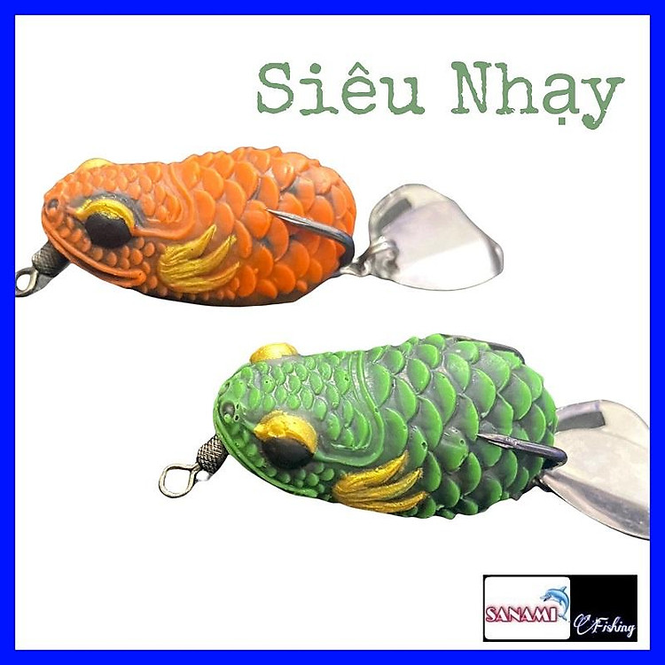 Mồi Nhái Hơi Giả Câu Lure Thái Lan IMAGE MO01 Chuyên Cá Lóc