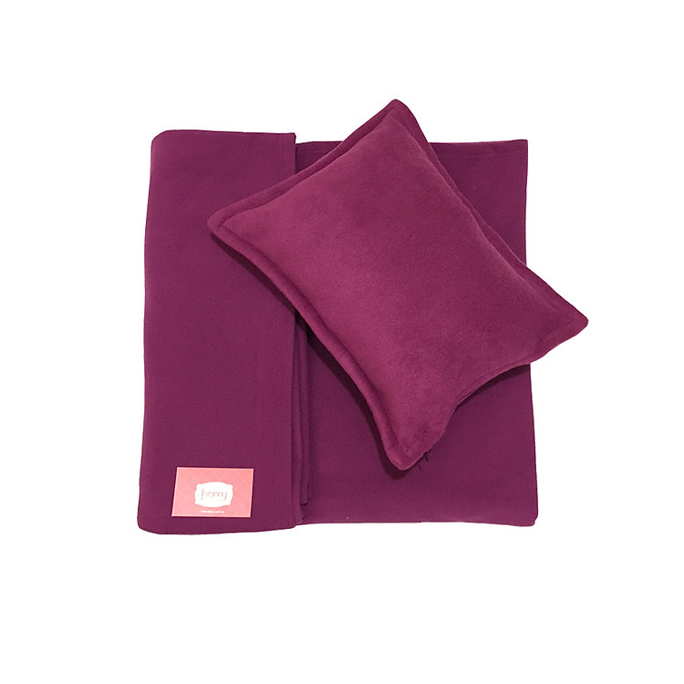 Set Chăn Gối Văn Phòng Berry 1,5m x 1,9m CG25