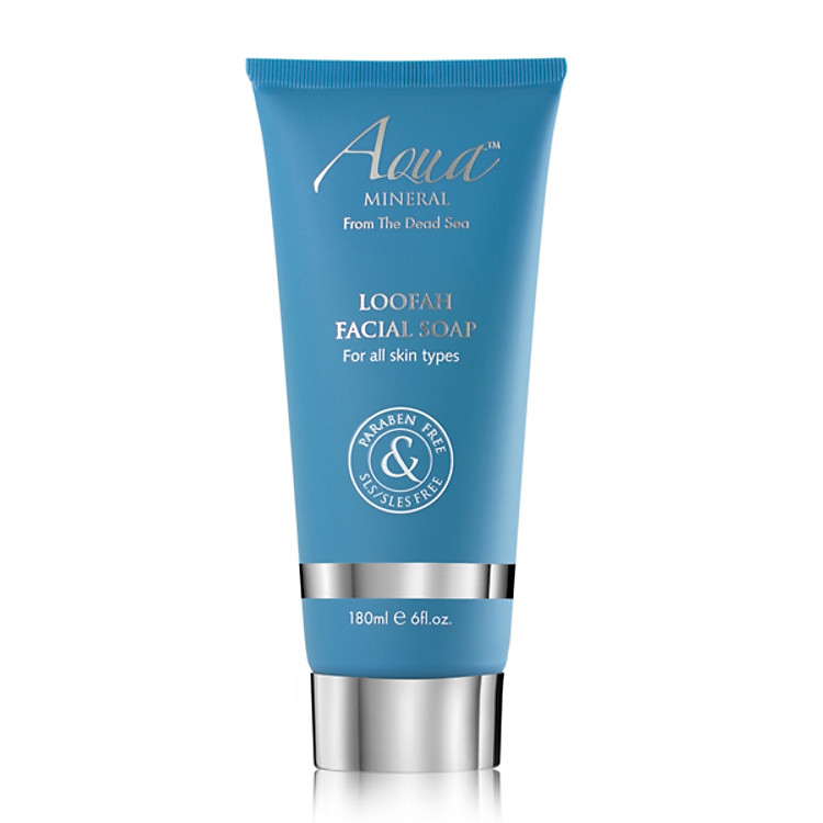 Xà Phòng Rửa Mặt - Loofah Facial Soap (Aqua Mineral)