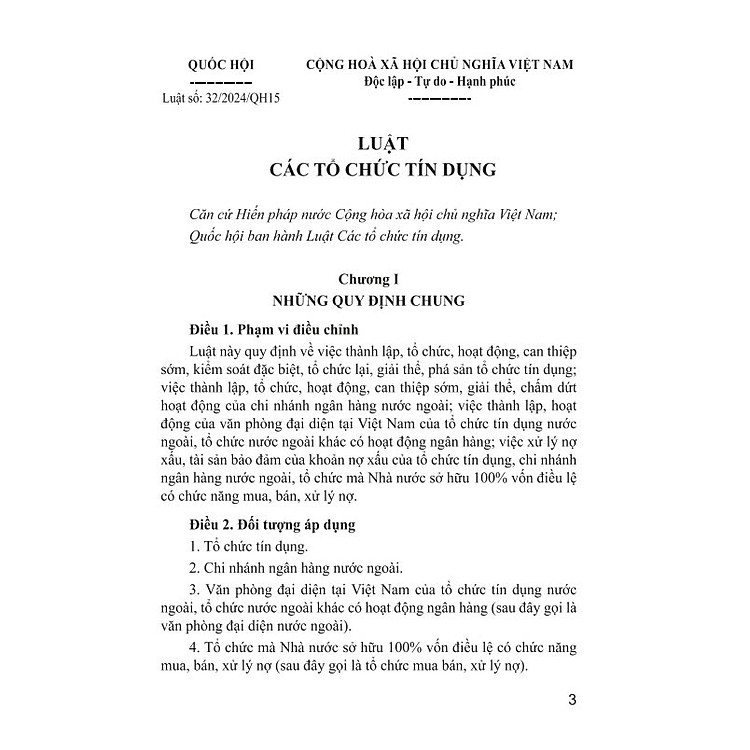 Luật Các Tổ Chức Tín Dụng - Ảnh 4
