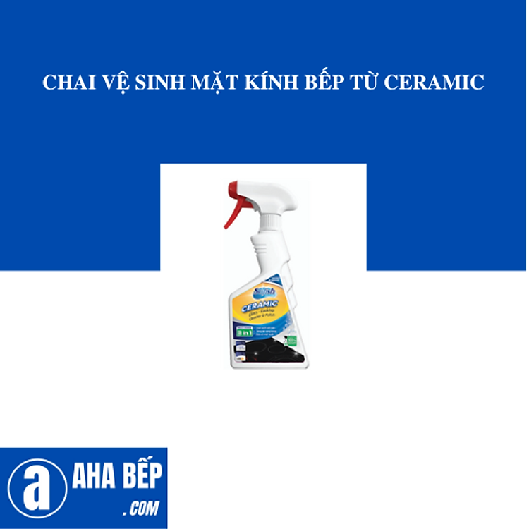 Chai Vệ Sinh Mặt Kính Bếp Từ Kocher CERAMIC - Hàng Chính Hãng