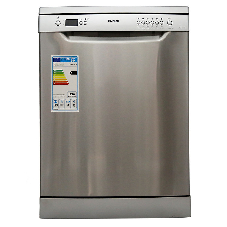 Máy rửa bát gia đình độc lập FUJISHAN 12 bộ FJVN12-0117F - Hàng Nhập Khẩu (598x600x845mm)